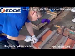 Machine à brûler à l'hydraulique à cylindre à rouleaux à double rotation longueur 2500 mm