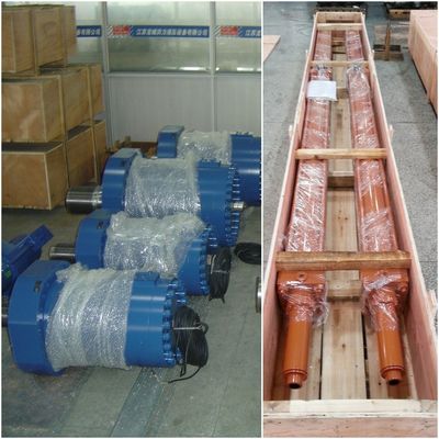 Cylindre hydraulique personnalisé à haute pression à 3 étages pour l'industrie métallurgique