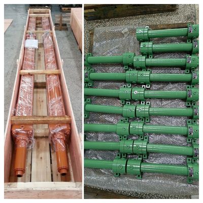 Cylindre hydraulique à trois étages sur mesure, haute pression de fonctionnement 21 Mpa