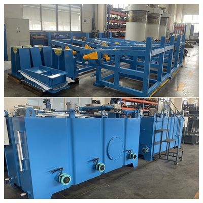 Banquette hydraulique de tirage à froid 5,5 m/min. Cadre et structure robustes