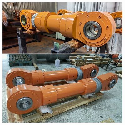 Cylindres de 2450 mm à course maximale utilisés dans le faisceau de marche