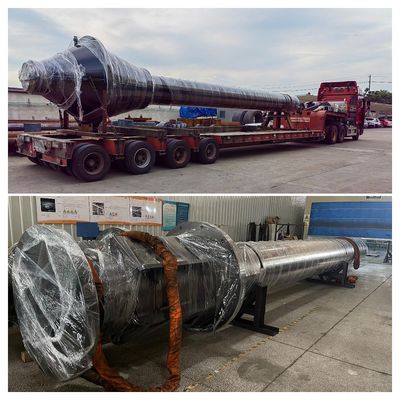 Cylindre de coulée verticale anti-rotation pour billets d'aluminium