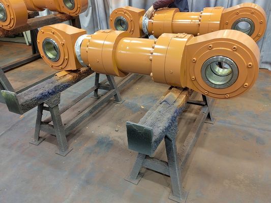 Q345B Matériau de la tige de piston à poutre de marche Cylindre hydraulique