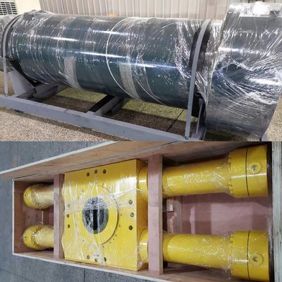 21 Mpa pression de fonctionnement Cylindres hydrauliques lourds avec diamètre maximal de forage 865 mm dans l'industrie métallurgique