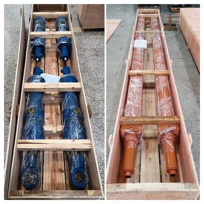 32 Mpa pression d'essai usine d'acier cylindres hydrauliques lourds avec diamètre sur mesure