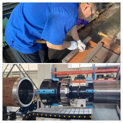 Ra 0,04 Rugosité Machine de brûlure à rouleaux avec moteur à broche SIEMENS