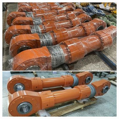 Pression d'essai de 35 MPa Cylindre hydraulique à poutre de marche avec scellement Merkel