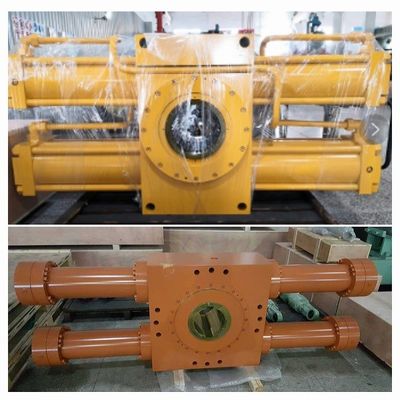 HFC46 cylindre hydraulique à engrenage moyen 13Mpa avec angle de rotation de 180°