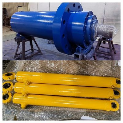Le cylindre hydraulique de levage de la tourelle de la cuillère 35Mpa pression d'essai avec scellement Parker