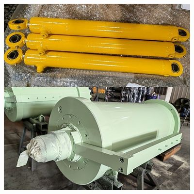 Cylindre hydraulique à double action 21 MPa Pression d'essai Haute précision